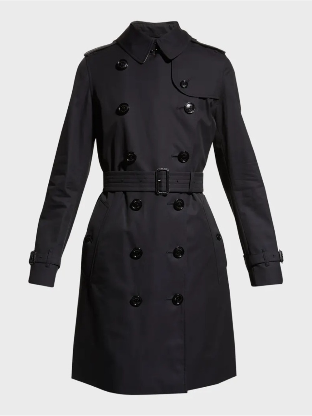 Burberry Kensington Mid-length (39”) Heritage Trench Coat US size 14 - Picture 3 of 15